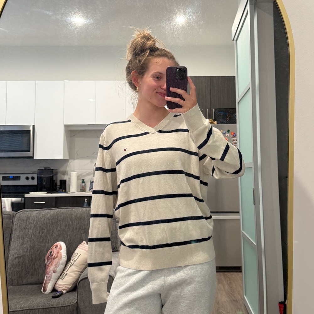 V Neck Tommy Hilfiger Sweater